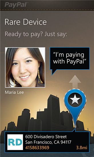 PayPal for Windows Phone in 2012 – Rare Device