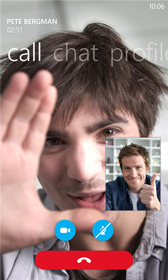 Skype for Windows Phone in 2012 – Call