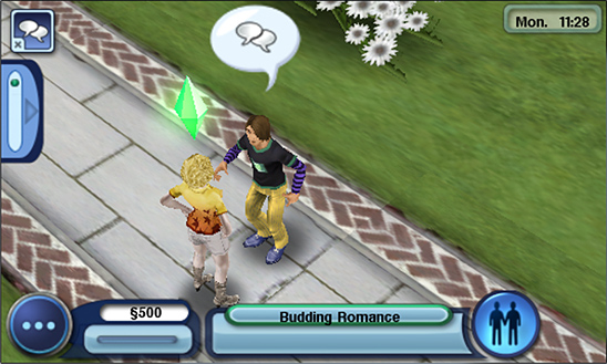 The Sims 3 for Windows Phone in 2012