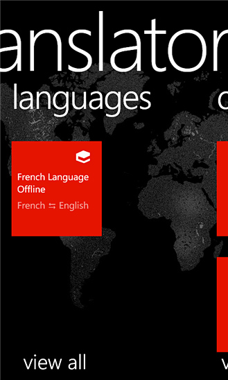 Translator for Windows Phone in 2012