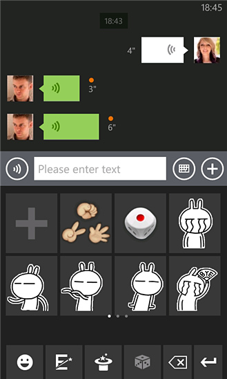 WeChat for Windows Phone in 2012