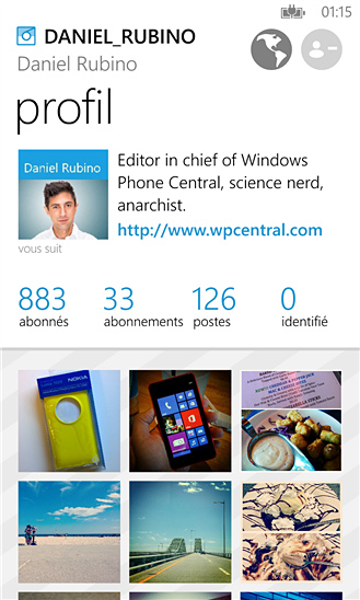 6tag for Windows Phone in 2013 – Profil