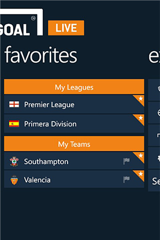 Goal Live Scores for Windows Phone in 2013