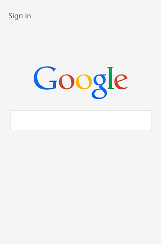Google for Windows Phone in 2013