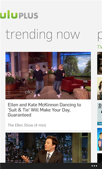 Hulu Plus for Windows Phone in 2013 – Trending now