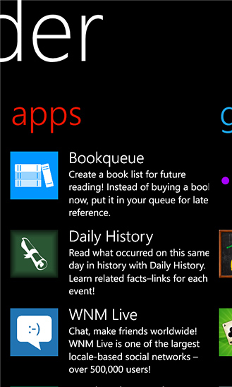 Insider for Windows Phone in 2013 – Apps