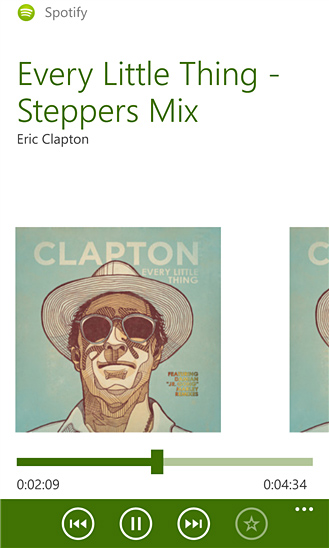 Spotify for Windows Phone in 2013