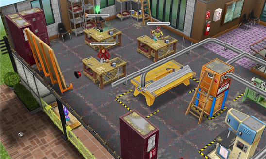 The Sims FreePlay for Windows Phone in 2013