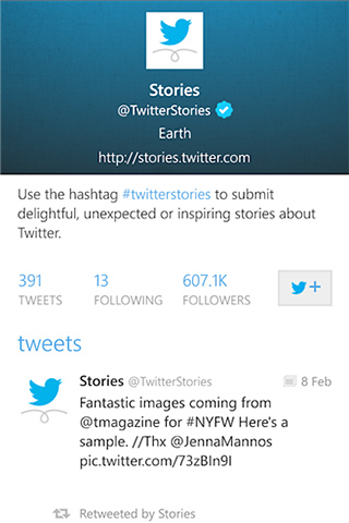 Twitter for Windows Phone in 2013