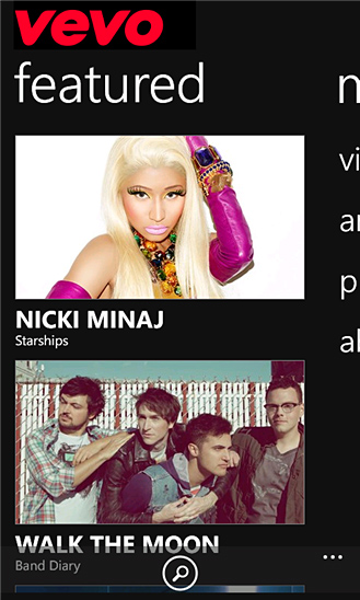 VEVO for Windows Phone in 2013 – Featured