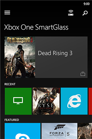Xbox One SmartGlass for Windows Phone in 2013