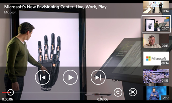 YouTube for Windows Phone in 2013 – Players