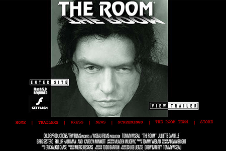 The Room Movie website in 2003