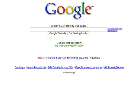 Google in 2000