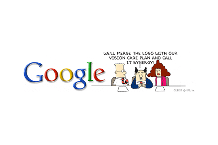 Dilbert Google Doodle May 23, 2002