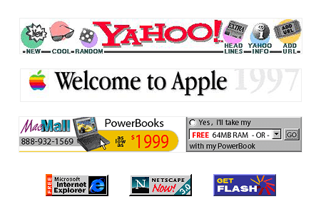 Web Banners in the 90s