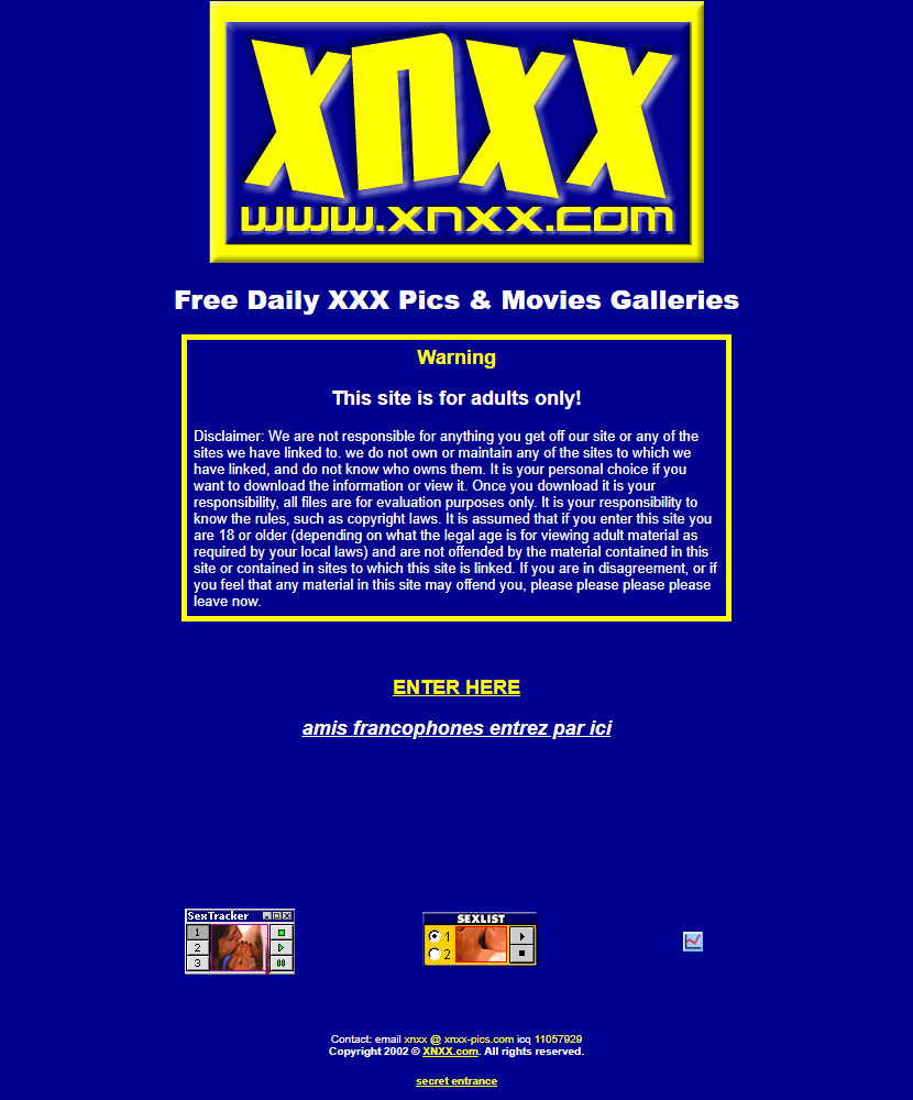 XNXX in 2002