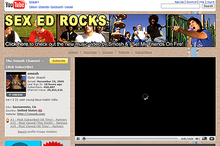 Smosh YouTube Channel in 2008