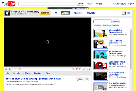 Maxmoefoe YouTube Channel in 2010
