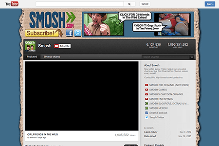 Smosh YouTube Channel in 2012