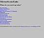 Microsoft website in 1994 – Microsoft Links