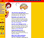 McDonald's website in 2000 – McDonald's in the USA
