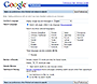 Google website in 2001 – Preferences