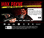 Max Payne flash website in 2001 – Features