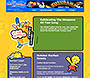The Simpsons website in 2001 – Celebrating The Simpsons All Year Long