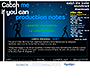 Catch Me If You Can flash website in 2002 – Production Notes