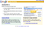 Google website in 2003 – Google Advertising