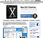 Apple website in 2004 – Mac OS X