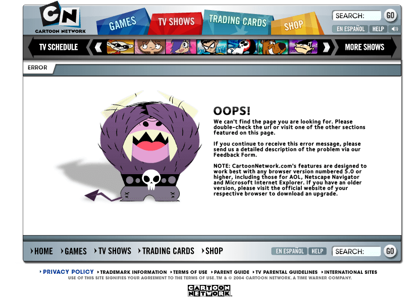 august 13 2004 cartoon network