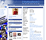 Thefacebook website in 2005 – User profile