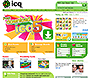 ICQ website in 2005