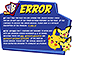 Kids' WB flash website in 2005 – Error 404