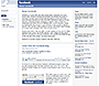Facebook website in 2006 – About Facebook