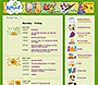 PBS Kids Sprout flash website in 2006 – TV Schedule