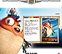Monsters vs. Aliens flash website in 2009 – Insectosaurus