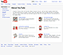YouTube website in 2011 – About YouTube