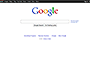 Google homepage in 2013