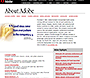 Adobe website in 2000 – About Adobe