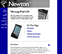 Apple Newton website in 1997 – MessagePad 120