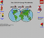 Lego website in 1996 – The Lego Group worldwide