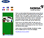 Nokia website in 1996 – Nokia in Brief