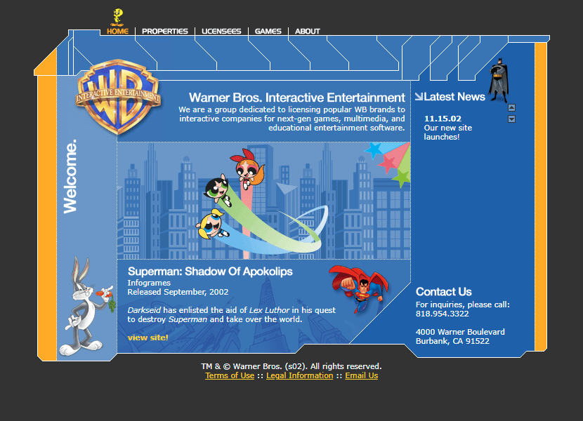 Warner Bros. Interactive Entertainment in 2002