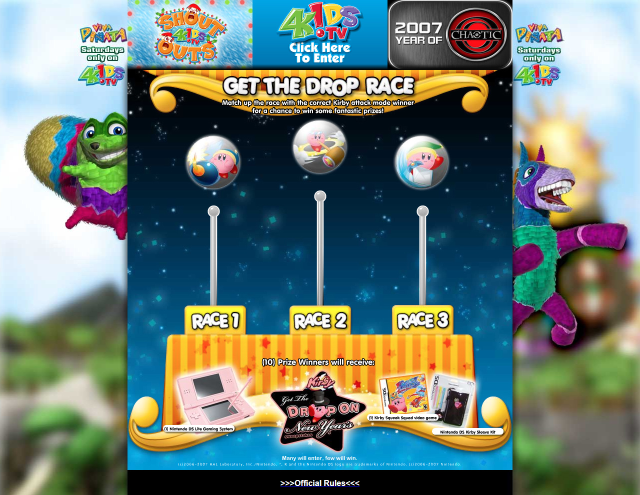 4Kids TV website in 2006