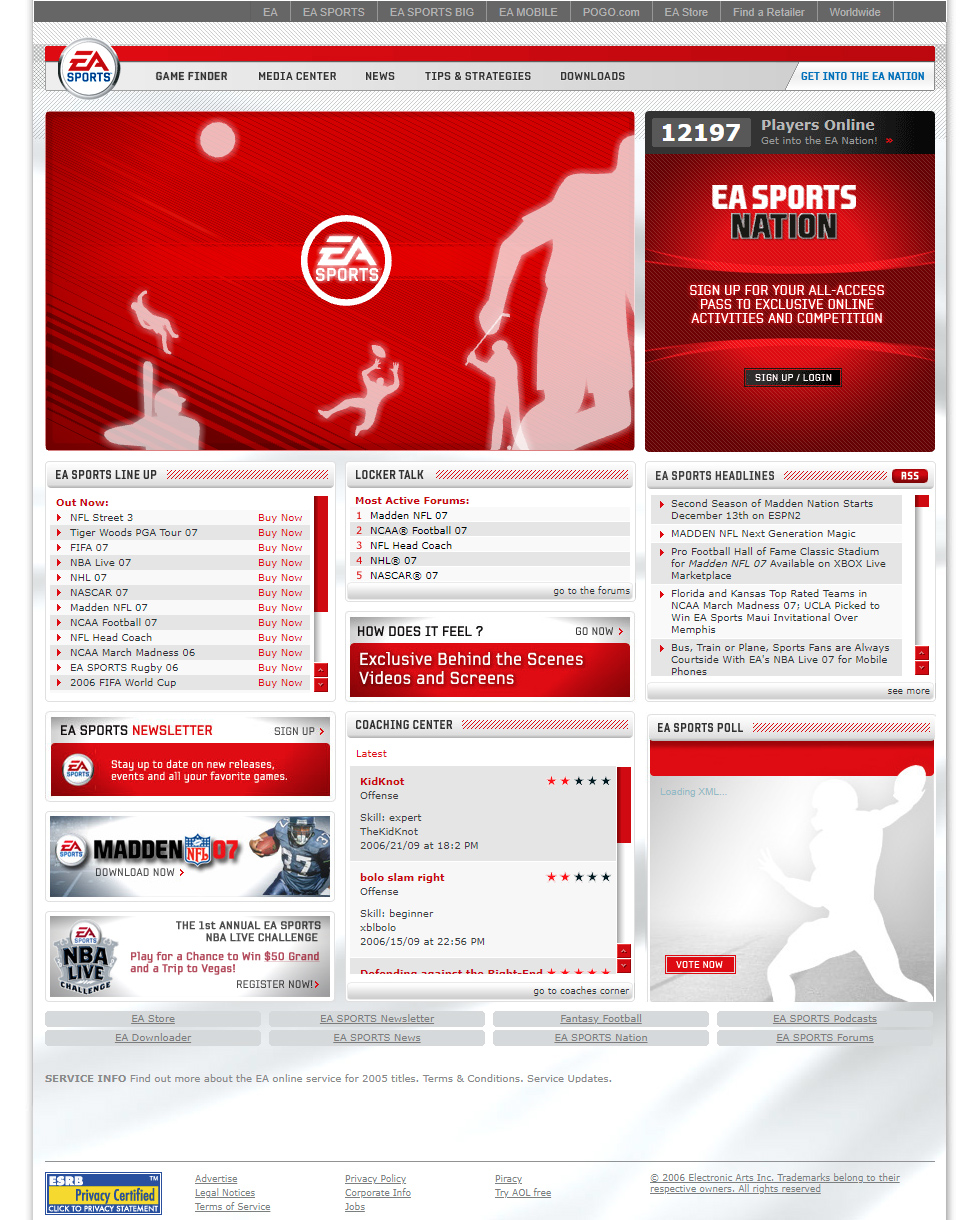 EA Sports in 2006