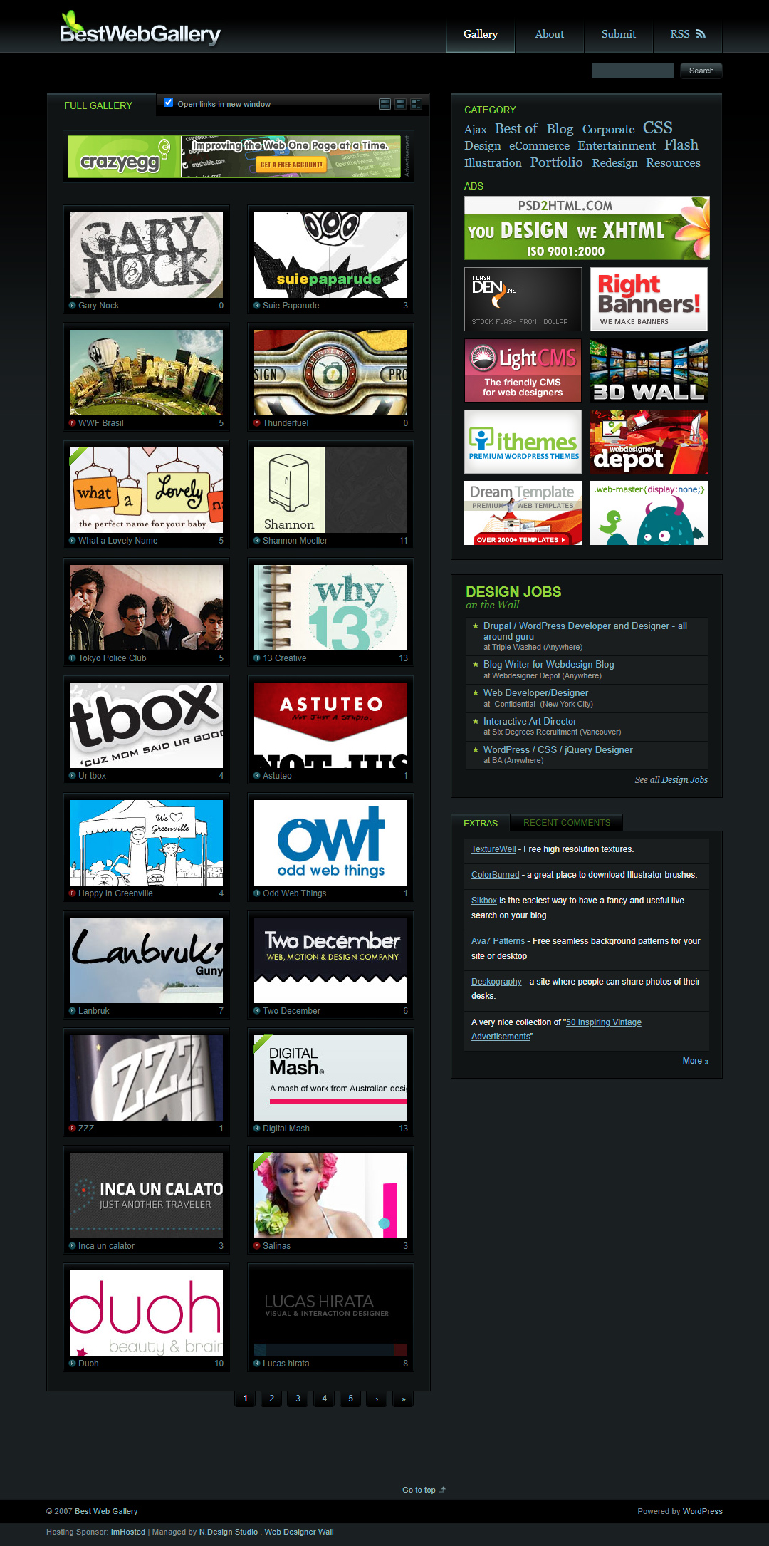 Best Web Gallery website in 2008