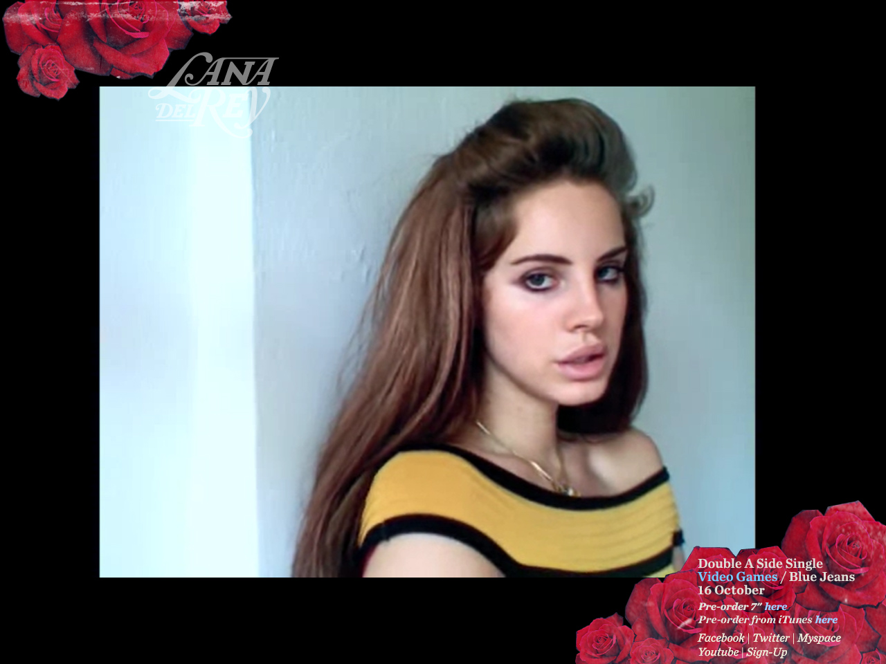 Lana del Rey website in 2011